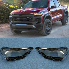 LH+RH para Chevy Colorado 2023-2026 Faro Lente Carcasa Faro Cubierta Carcasa