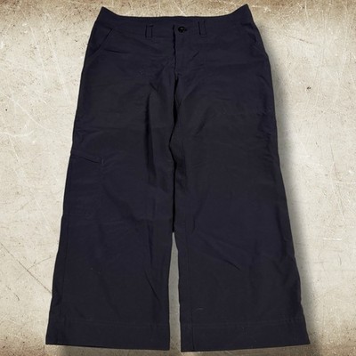 Patagonia Pants Women Size 6 Black Inter-Continental Capri Hiking 56419 Outdoors