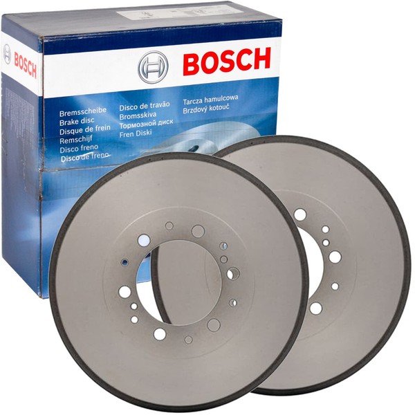2X Bosch 295Mm Bremstrommeln Hinten Passend FÜR Toyota Fortuner Hilux-image