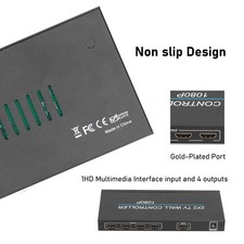 Video Wall Controller 2x2 HD Multimedia Interface Video Image Processor For