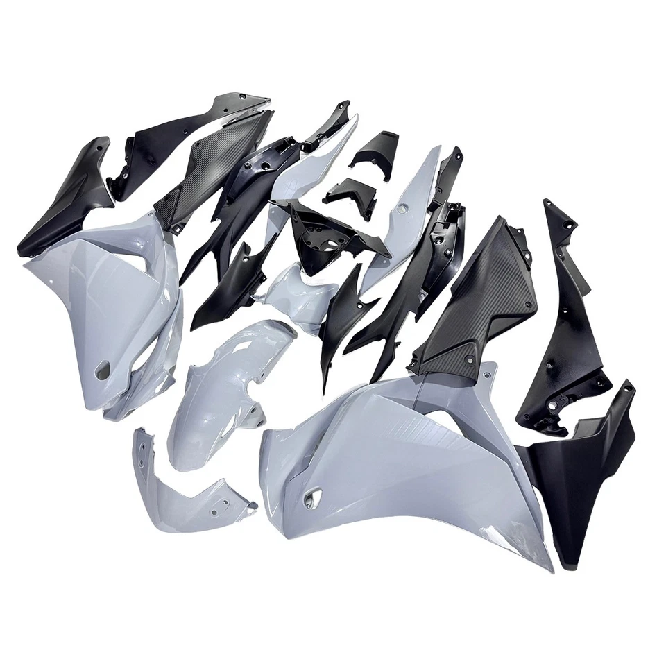 Cement Grey Black Fairings For Honda CBR250R 2011 2012 2013 14 2015 Bodywork Kit Foto 2 de 4