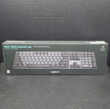 Logitech MX Mechanical - Tastiera Wireless Illuminata Performance, Grafite