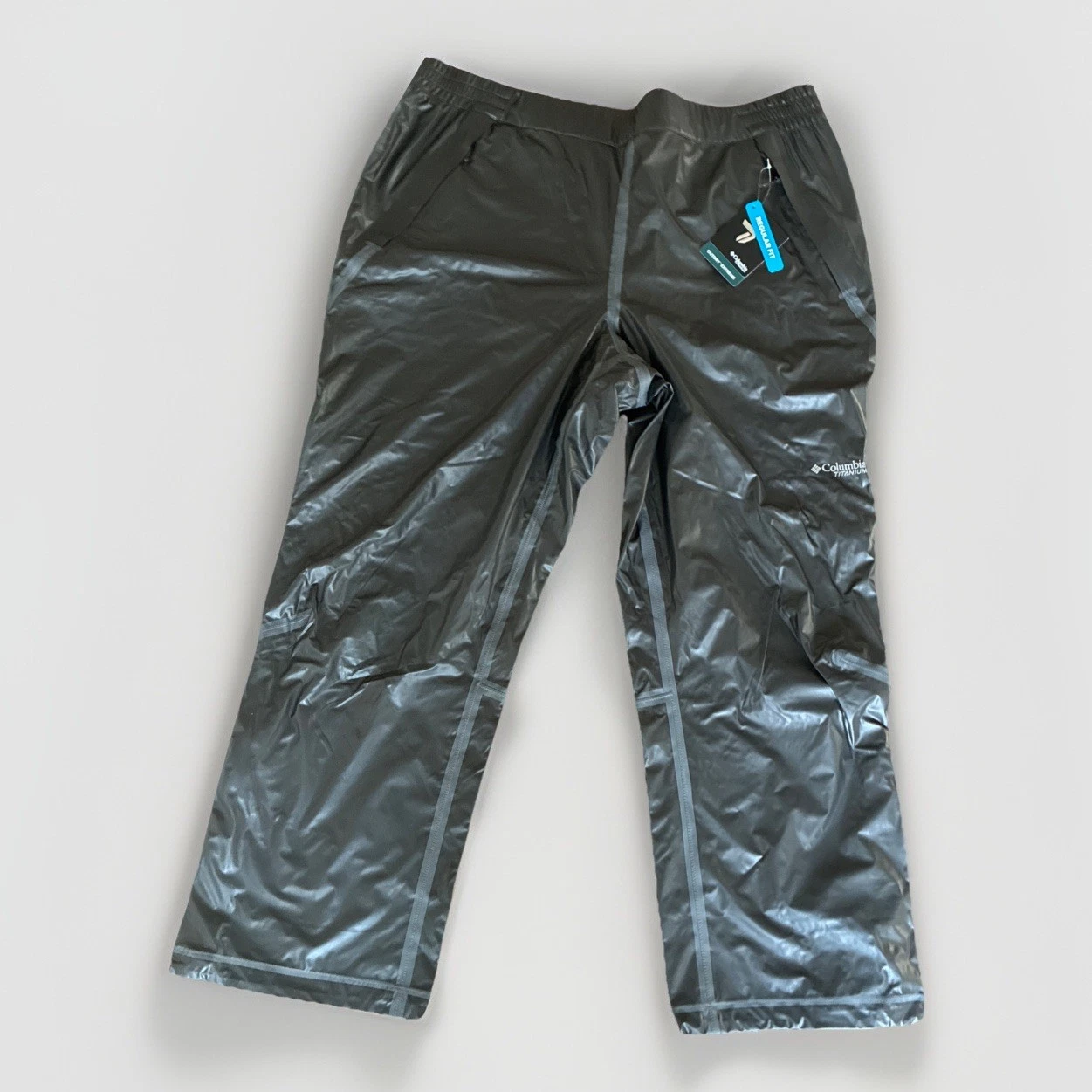 Columbia Titanium OutDry Extreme Wyldwood Rain Pants Waterproof Womens Sz 2X