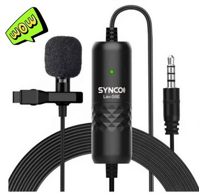Synco Lav-S6E Omni-Directional Lavalier Microphone
