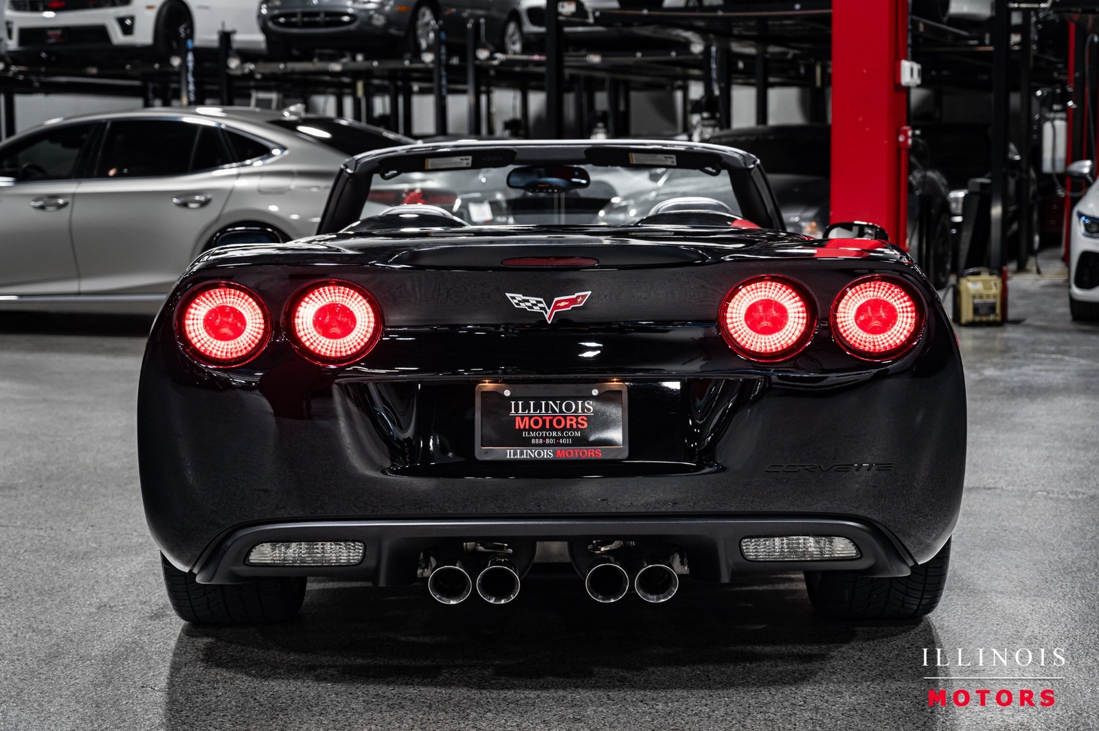 2008 Black Chevrolet Corvette   | C6 Corvette Photo 4