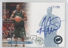 2005-06 Press Pass Auto Blue /50 Deji Akindele Rookie Auto RC
