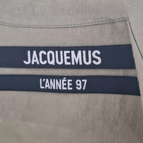 Jacquemus La Robe Bahia Tie-Detail Mini Dress In Green Viscose Women Oliv Size - Picture 4 of 12