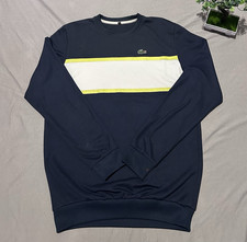 Lacoste Herren Pullover M Blau Weiß Gelb Col...