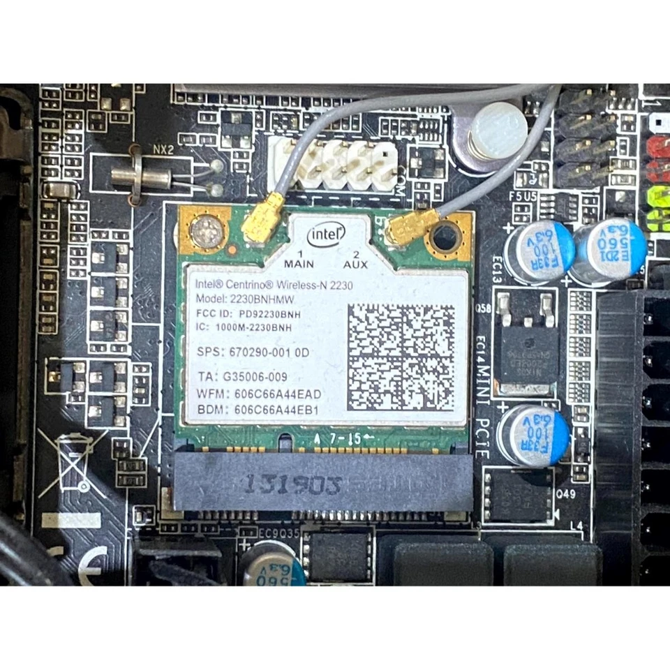 Gigabyte GA-Z87N-WIFI Motherboard Ultra Durable Mini ITX with Corsair CPU Cooler - Image 3 of 4