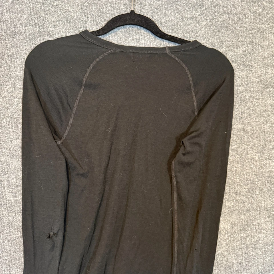 Ibex Shirt Womens Small Crewneck Stretch Long Sleeve Base Layer Merino Wool Flaw - Image 3 of 4