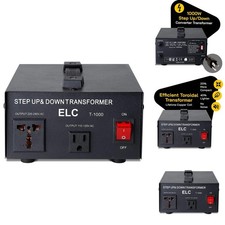 ELC T Series 1000 Watt Voltage Converter 110v to 220v / 220v to 110v