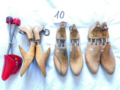 Embauchoirs bois 3 - chaussures  Femme (N°10) + 1 flexible ressort (36) - Photo 1/2