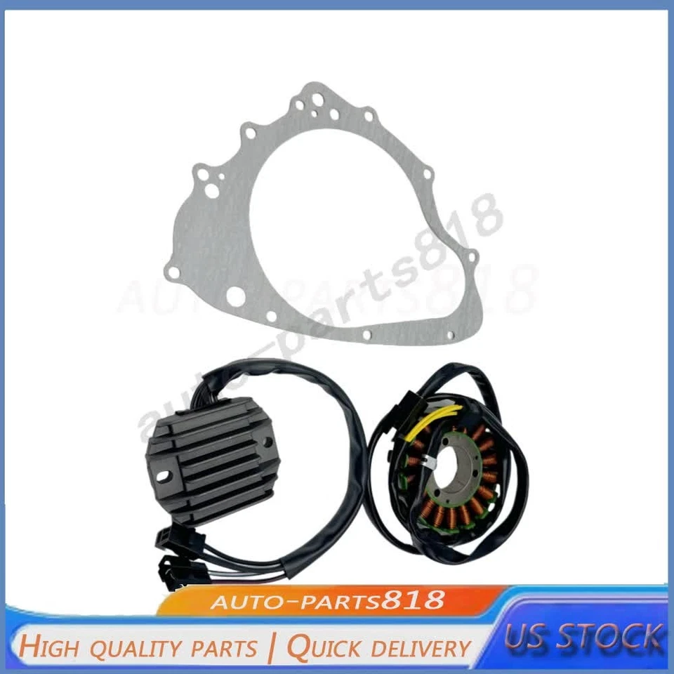 NEW Fits Suzuki GS500F 2004-2009 Generator Stator Regulator Rectifier Gasket Set - Imagem 2 de 4