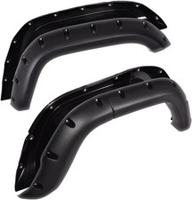 6PCS Pocket Rivet Fender Flares Fit Jeep Cherokee XJ 1984-2001 4-Door Bolt-On