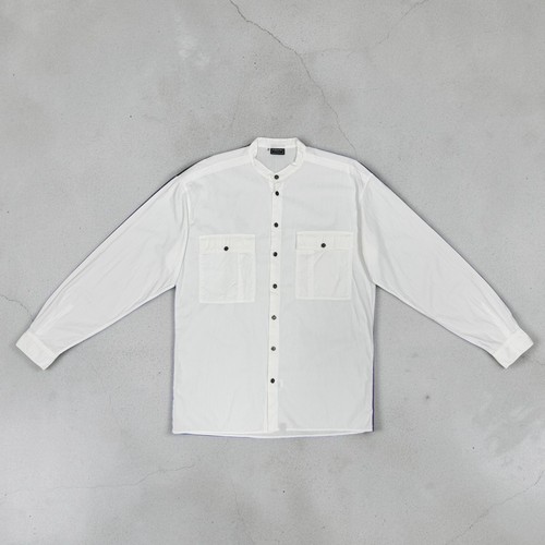 Versus Versace, Vintage Versus Gianni Versace White Cotton Shirt Men's 38/52 Made in Italy