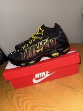 Nike Air Max Plus Tuned TN 1 Utility Black/Safety Orange, Size UK 8.5