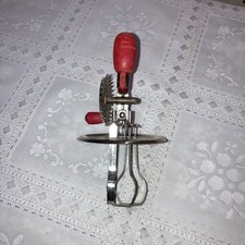 Vintage Betty Taplin Child Toy Jar Top Hand Mixer Beater Made In USA 5-1/2"