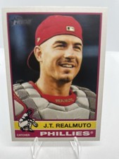 2025 Topps Heritage Chrome #143 J.T. Realmuto, Philadelphia Phillies