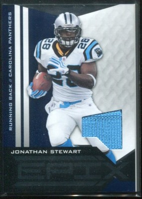 2010 Epix Jerseys Blue #93 Jonathan Stewart Jersey Card