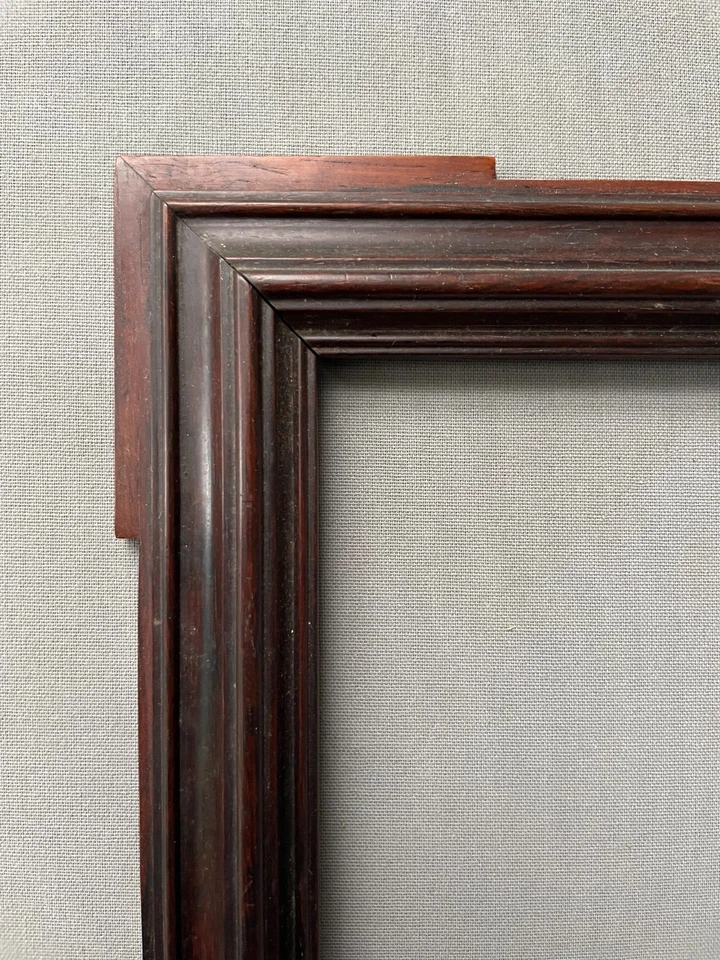 Cadre en acajou, Cadre ancien, XIXe - Photo 2/3