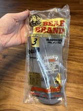 VTG Men Teens Bear Brand Gray Socks Size 11.5 Cotton/ Nylon 3PR. New In Package