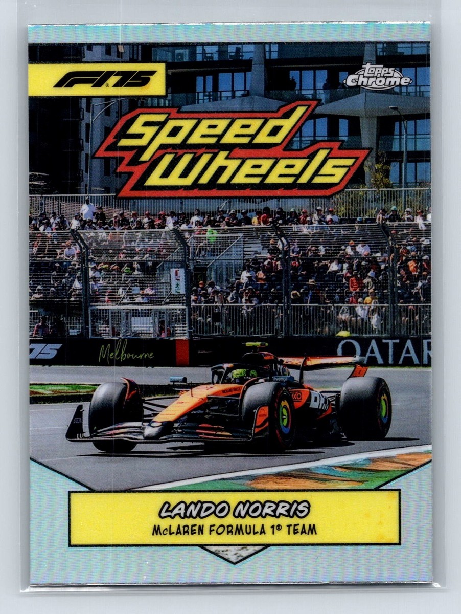 2025 Topps Chrome Formula 1 F1 Lando Norris Speed Wheels | eBay