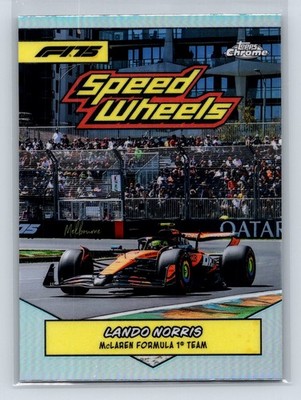 2025 Topps Chrome Formula 1 F1 Lando Norris Speed Wheels | eBay