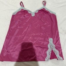 Victoria  s Secret Tease Pink Lace Trim Slip Dress/Top Size Extra Large XL