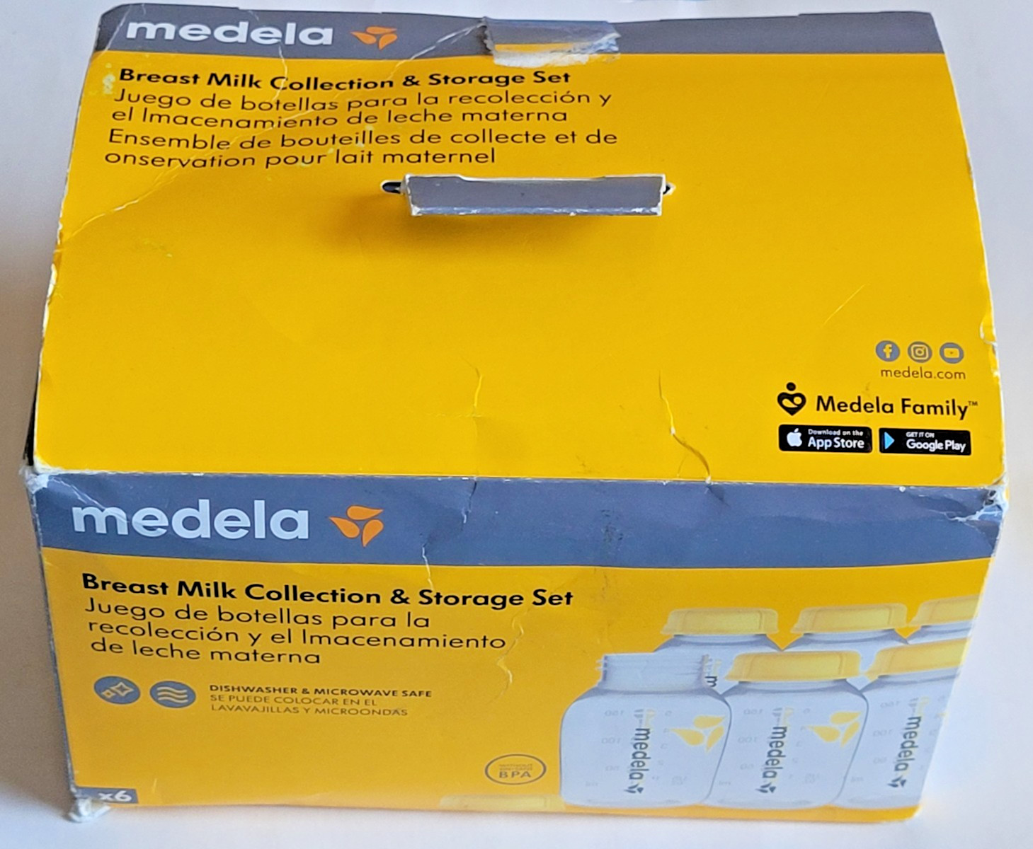 Medela Breast Milk Collection And Storage Bottles, Bpa Free,