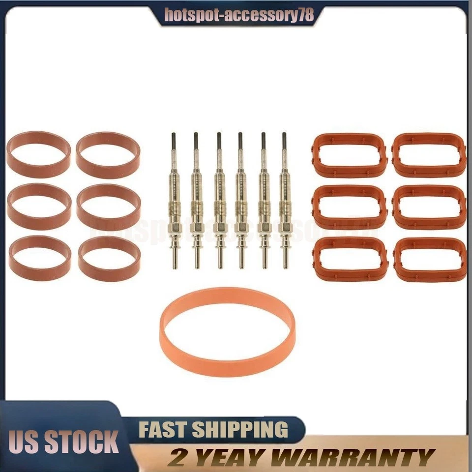 New Glow Plug Service Kit Fit BMW E90 335d E70 X5 xDrive35d 0250603009 - Image 4 of 4