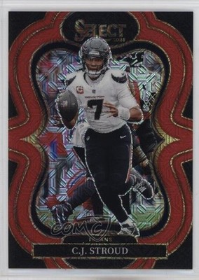 2025 Panini Select Suite Level Red Prizm 38/49 CJ Stroud #334 0w27