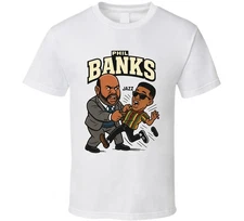 Phil Banks The Fresh Prince Of Bel-air Caricature Retro Look Fan T Shirt