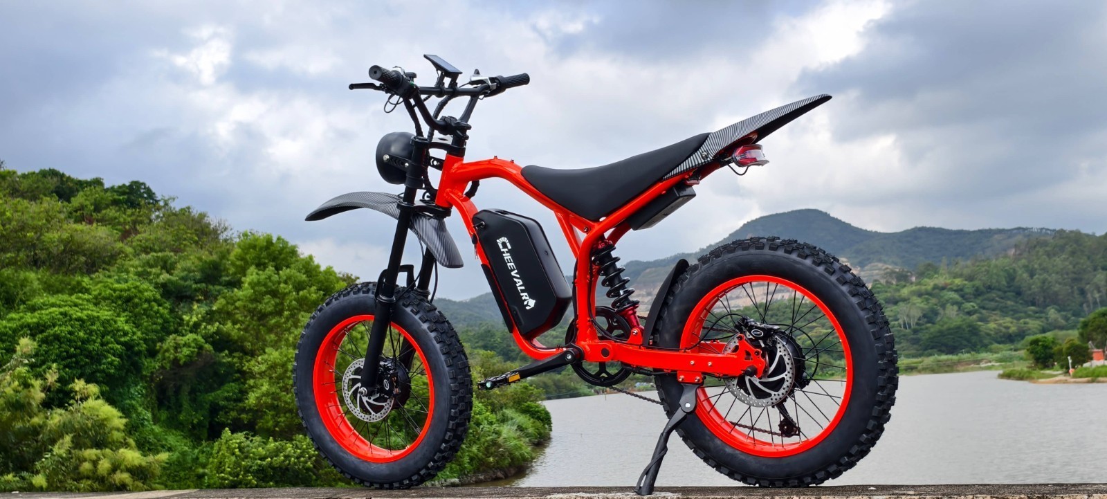 6000W Electric Dirt Bicycle 52V32AH E-Bike 20 inch Off-road E-Motobike Adults US