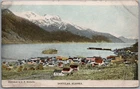 Postcard Douglas Alaska c1900s Scenic View of Town by J. F. Eicherly