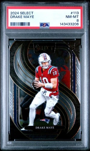 2024 PANINI SELECT #113 DRAKE MAYE PSA 8