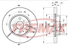 Bremsscheiben für Toyota Corolla E10 E11 Compact Kombi E12 Liftback 92-07