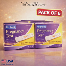 Pregnancy Test Kit Pack of 6 Fast Results 3 Min Over 99 Accurate Home Test