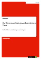 Anonym | Die Ostseeraum-Strategie Der EuropäIschen Union | Taschenbuch | Deutsch