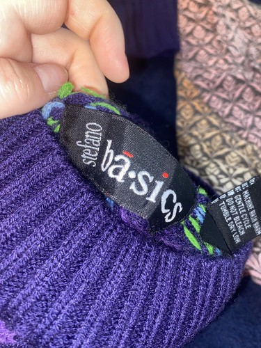 Vtg Stefano Mohair Blend Oversized Knit Sweater Patterned Sz Small Women’s , Size S, $27.99 - Photo 7