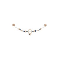 Kinderwagenkette Stern Blau