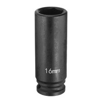 Tiefer Schlagschrauber-SteckschlüSsel, 3/8 Zoll Antrieb, 16 Mm 6-Kant 65 Mm Lang