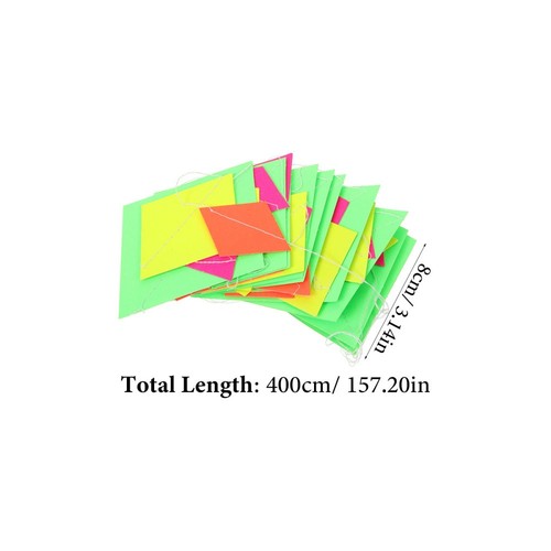Fluorescent Pattern Party Streamers Decorations Crepe Paper - Picture 3 of 12