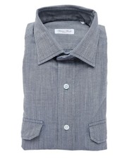 NWT SALVATORE PICCOLO DRESS SHIRT Napoli cotton handmade luxury Italy 39 15 1/2