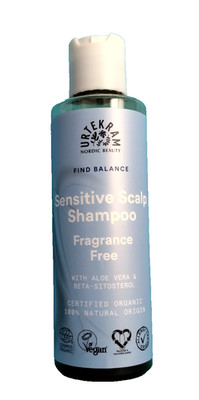 708.   Urtekram Sensitive Scalp Shampoo ohne Duft Aloe Vera Vegan 250ml