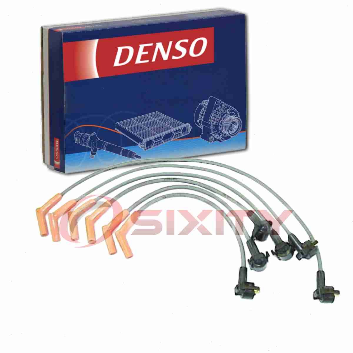 Denso Spark Plug Wire Set for 1997 Ford Aerostar 4.0L V6 Ignition Plugs pk