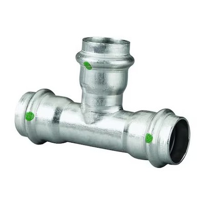 Viega 80605 Tee, Ss, Press-Fit 2'', 2'', 2''