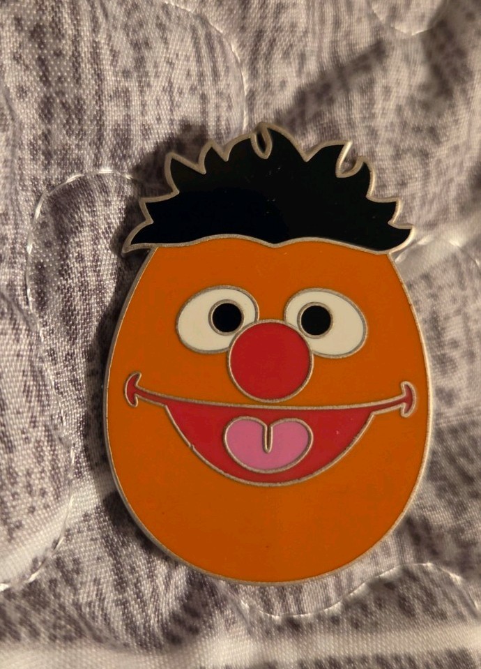 Sesame Place Ernie Eggcellant Pin