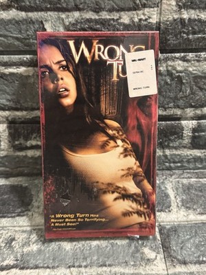 Wrong Turn VHS Fox Horror Movie, Halloween Cult Classic, Sealed