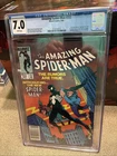 Amazing Spider-Man 252 - NEWSSTAND 1st Black Costume - CGC Graded 7.0