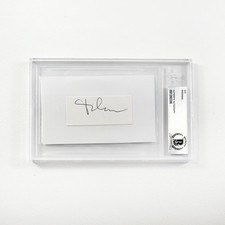 Madonna Autographed Signed Card Certified Authentic Beckett BGS BAS COA